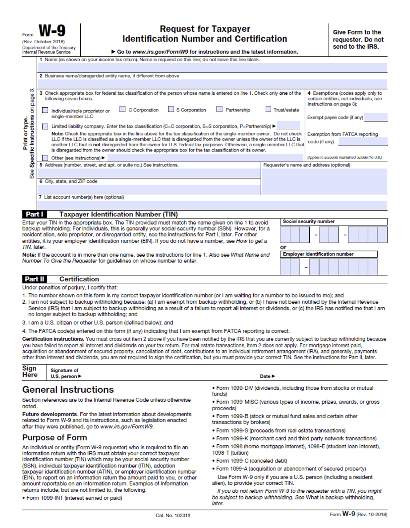 Essential Guide To The W9 Form For Renters