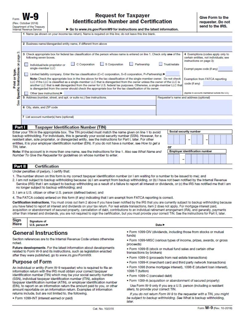 How To Fill out W-9 Form? - W9 Form 2024